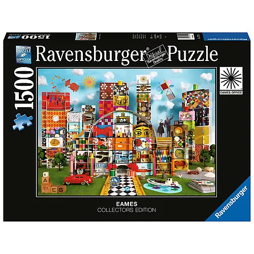 Ravensburger Puzzle Eames House of Cards Fantasy (1500Teile)