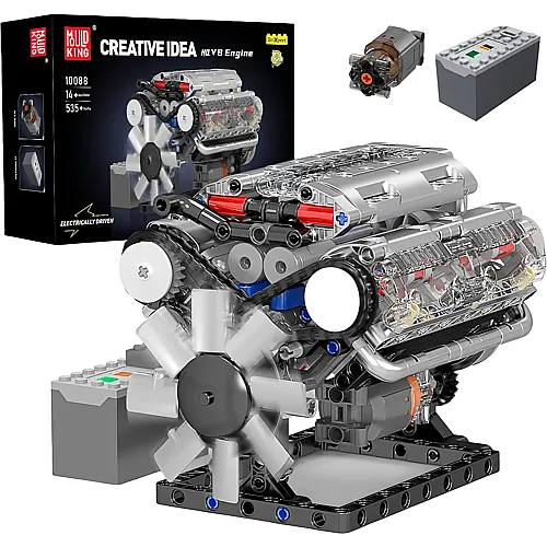 Mould King Engines V8 Motor 10088