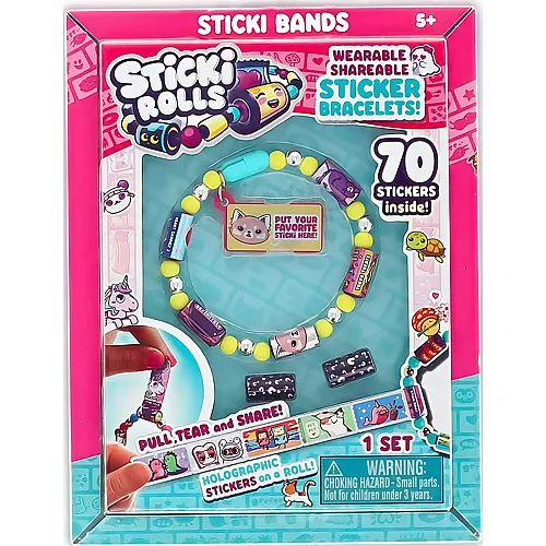 Jazwares Sticki Band Single Pack Thekendisplay 16 St�ck