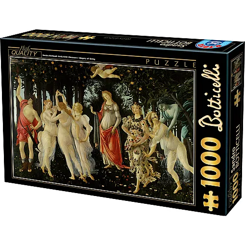 DToys Puzzle Sandro Botticelli La Primavera - 1000 Teile