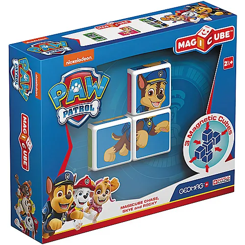 Geomag Magicube Paw Patrol Chase, Skye and Rocky (3Teile)