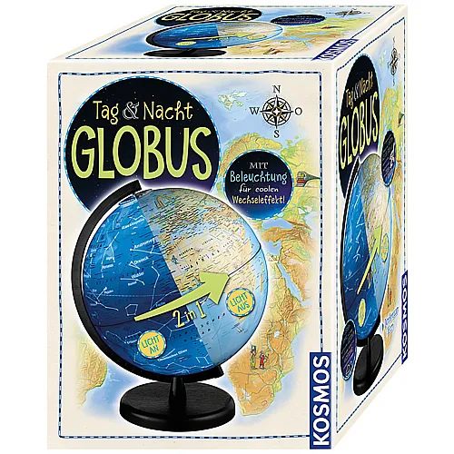 Kosmos Tag und Nacht Globus