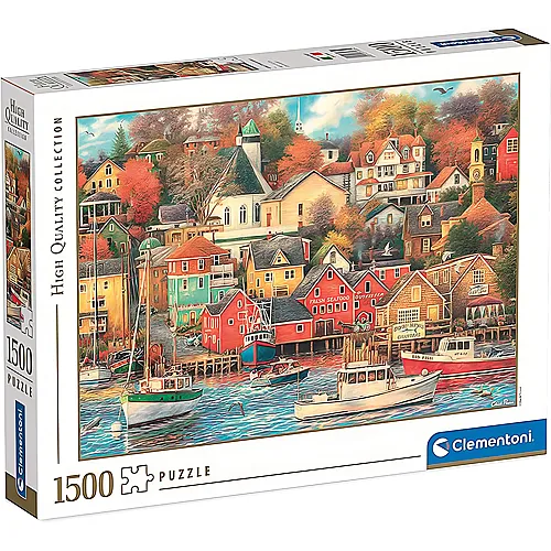 Clementoni High Quality Collection Puzzle Good Times Harbor (1500Teile)