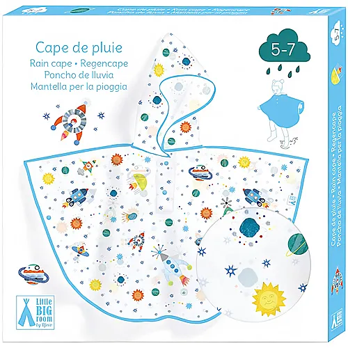 Djeco Regenponcho Rakete