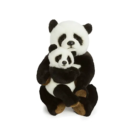 WWF Plsch Panda mit Baby (28cm)