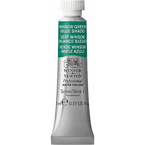 Winsor & Newton W&n Prof. Water Colour 5ml Tube Winsorgr�n (blauton)