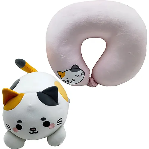 2in1 Pl�sch-Reisekissen Katze