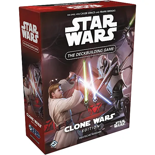Fantasy Flight Games Star Wars: The Deckbuilding Game � Clone Wars Edition, Kennerspiel, Kartenspiel, 2 Spieler, Ab 12+ Jahren, 30 Minuten, Deutsch, Mehrfarbig, Bunt