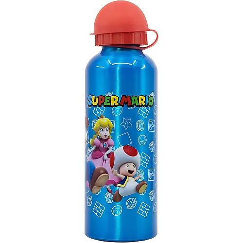 Stor Super Mario Aluminium Trinkflasche - 530 ml