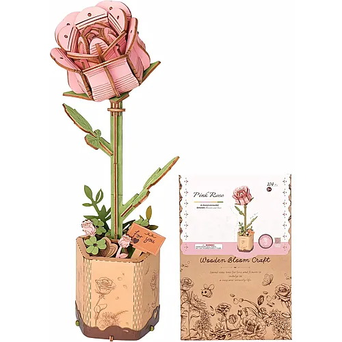 Robotime Pink Rose