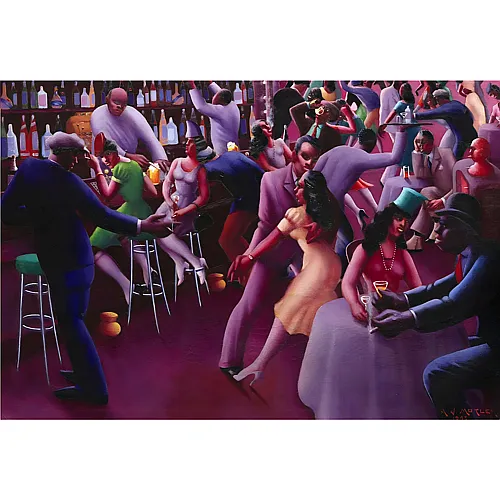 Pomegranate Puzzle Archibald Motley - Nightlife (1000Teile)