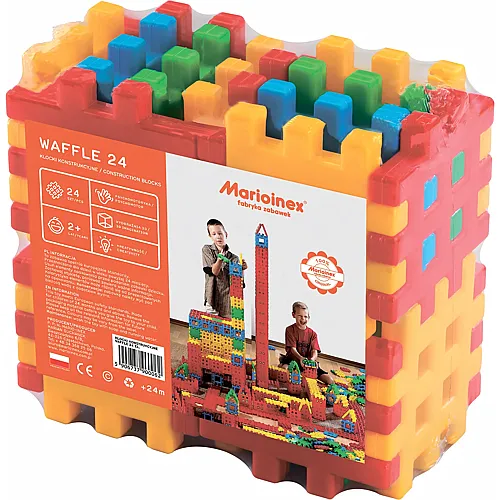 Marioinex Waffle Bauset mit Waffelbl�cken - 24 Teile