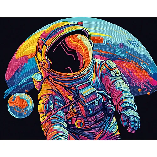 Diamond Dotz Neon Astronaut