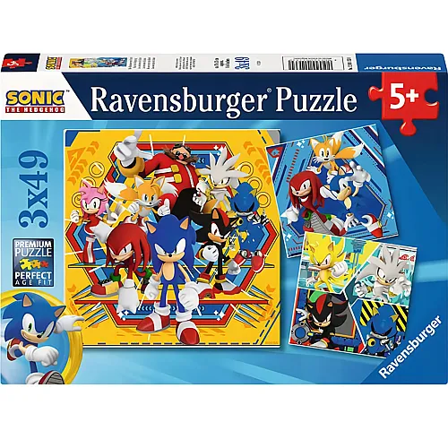 Ravensburger Puzzle Die Abenteuer von Sonic (3x49)
