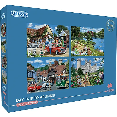 Gibsons Puzzle Trevor Mitchell Ausflug mit der Familie - 500 Teile