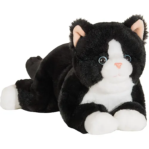 Teddy-Hermann Gatto morbido nero - 30 cm