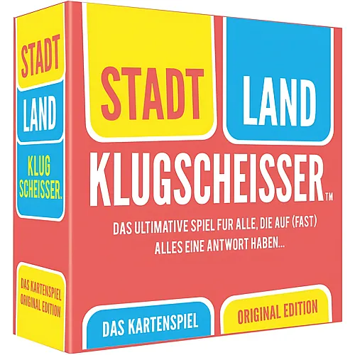 Kylskapspoesi Spiele Stadt Land Klugscheisser - Deutsch