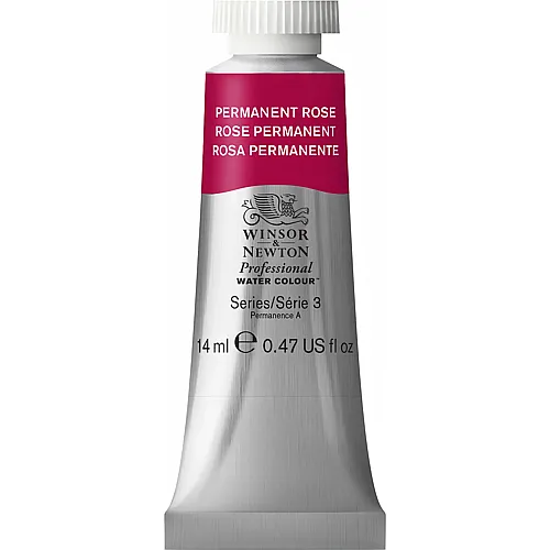 Winsor & Newton Professional Water Colour Aquarellfarbe Permanentrosa - 14 ml