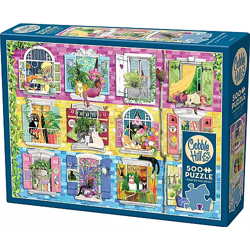 Cobble Hill Puzzle Living with Cattitude - 500 Teile