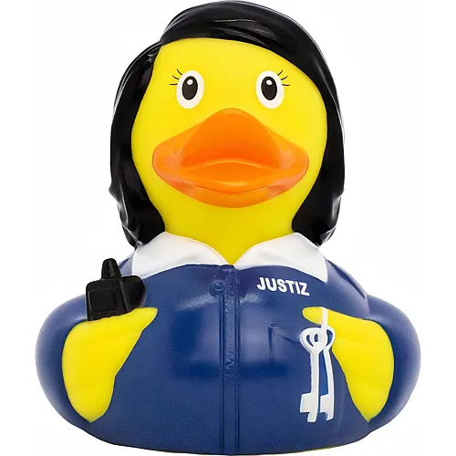 Lilalu Badeente Gef�ngnisw�chterin 7.5 x 8.5cm