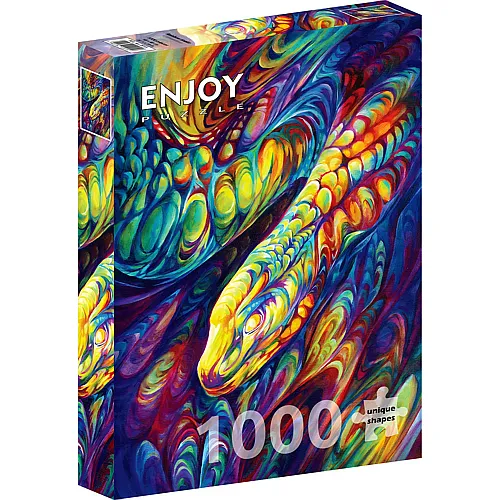 Enjoy Puzzle Rainbow Snake - 1000 Teile