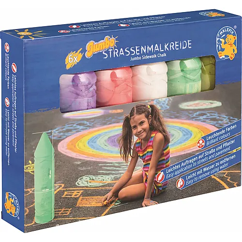 Pustefix Malefix Jumbo Kreide Strassenmalkreide