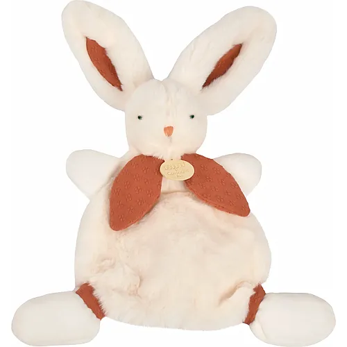 Doudou et Compagnie Bonbon Hase Schmusetuch Terracotta - 25 cm
