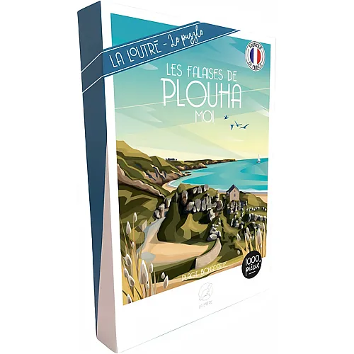 La Loutre Puzzle Les Falaises de Plouha Moi - Plage Bonaparte - 1000 Teile