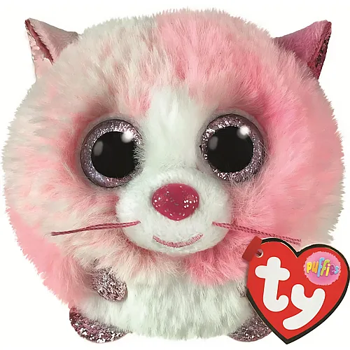 Ty Puffies Tia die pinke Katze - � 10 cm