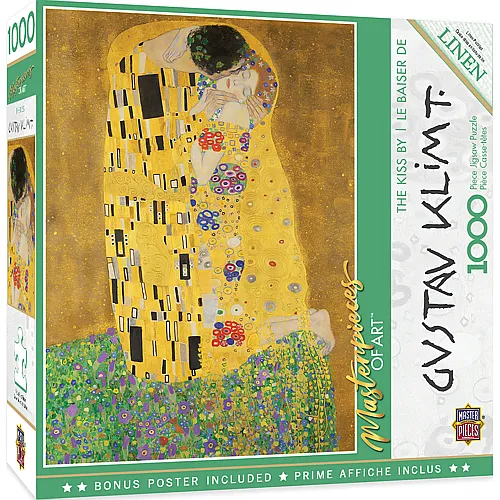 Master Pieces Puzzle Gustave Klimt - The Kiss (1000Teile)