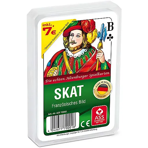 Skat Franz�sisches Bild Kunststoffetui