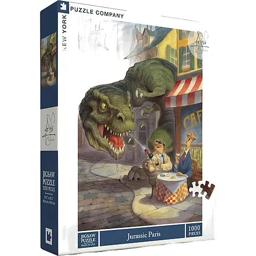 New York Puzzle Company Jurassic Paris - 1000 Teile