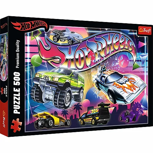 Trefl Puzzle 500 Teile Hot Wheels - 80er Look