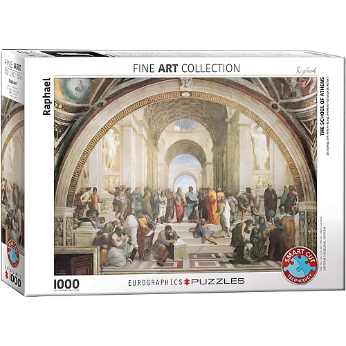 Eurographics Puzzle Fine Art Collection Rapha�l Ptolem�us - Die Schule von Athen (1000Teile)