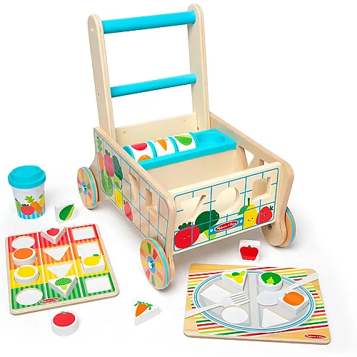 Einkaufswagen mit Formensortierer