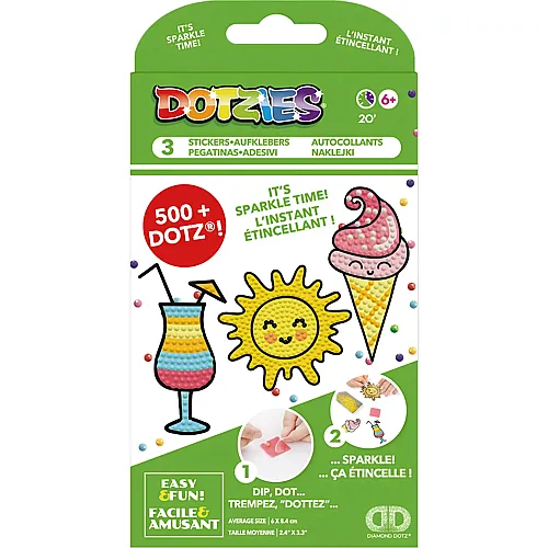 Diamond Dotz Dotzies Diamond Painting Sticker Sommer