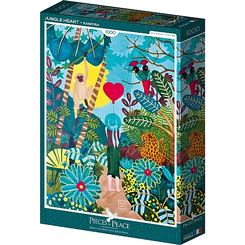 Pieces & Peace Puzzle Jungle Heart - 1000 Teile