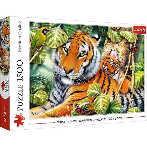 Howard Robinson - Tigermutter mit Baby - 1500 Teile