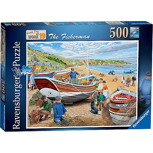 Ravensburger Puzzle Happy Days at Work No.19 The Fisherman - 500 Teile