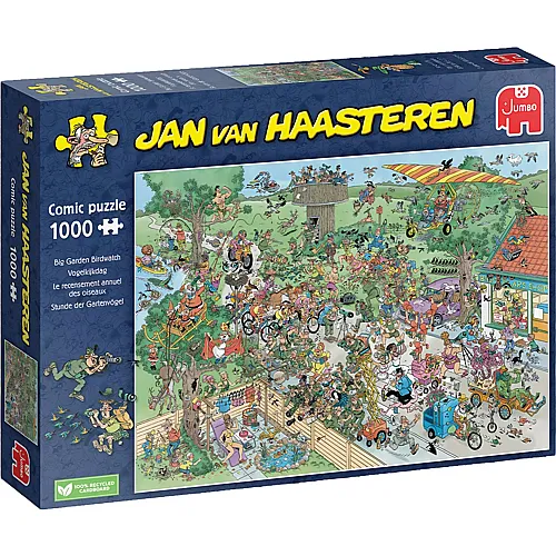 Jumbo Puzzle Jan van Haasteren Big Day Birding - 1000 Teile