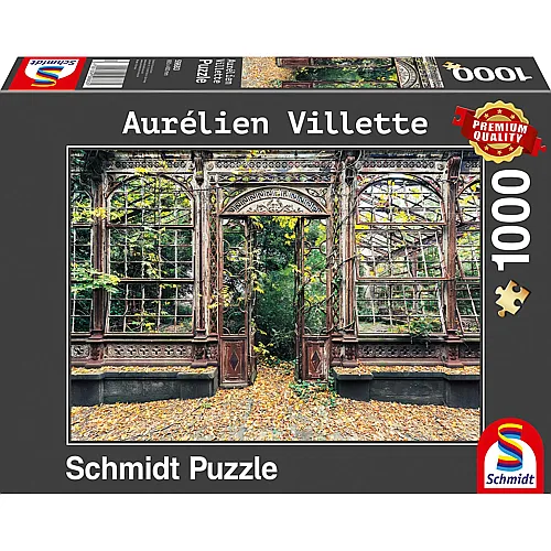 Schmidt Puzzle Aurlien Villette Bewachsene Bogenfenster (1000Teile)