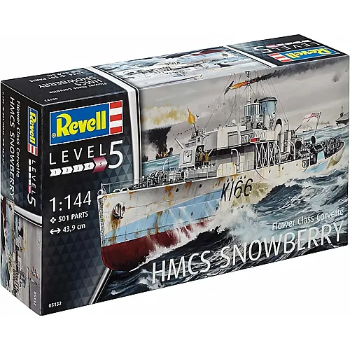 Modellbausatz Flower Class Corvette HMCS Snowberry 501Teile