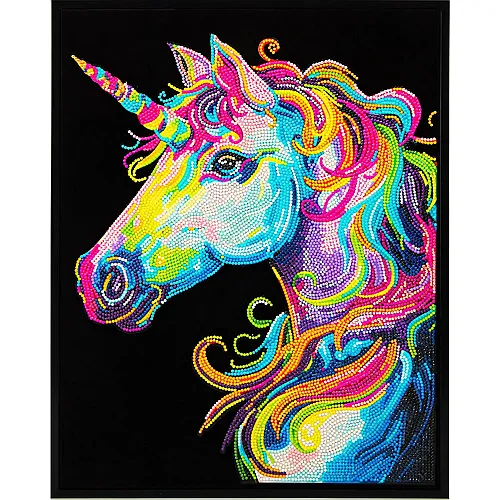 Diamond Painting Neon Einhorn