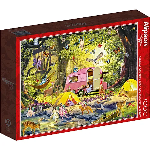 Alipson Puzzle Campingplatz der Feen - 1000 Teile