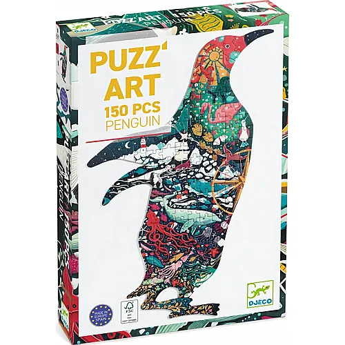 Djeco Puzzle Puzz'Art Pinguin - 150 Teile