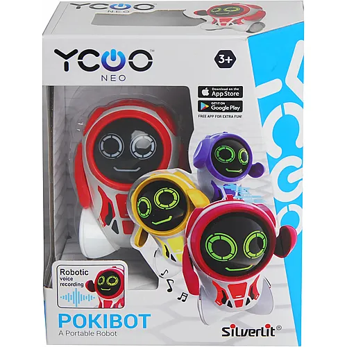 Silverlit Ycoo Roboter Pokibot Rot
