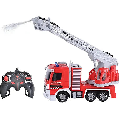 Lexibook CROSSLANDER PRO Feuerwehr - Ferngesteuertes Feuerwehrfahrzeug mit Leiter und Wasserspritze, tolle Lichteffekten und Fernbedienung