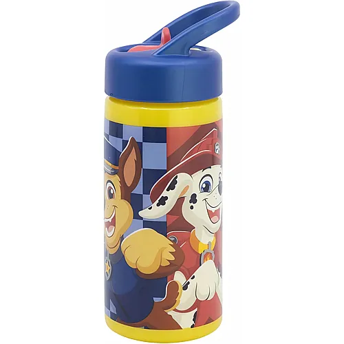 Boy Sport-Trinkflasche mit Strohhalm - 410 ml
