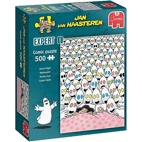 Jumbo Puzzle Jan van Haasteren - Experte 6 Gute Nacht (500Teile)
