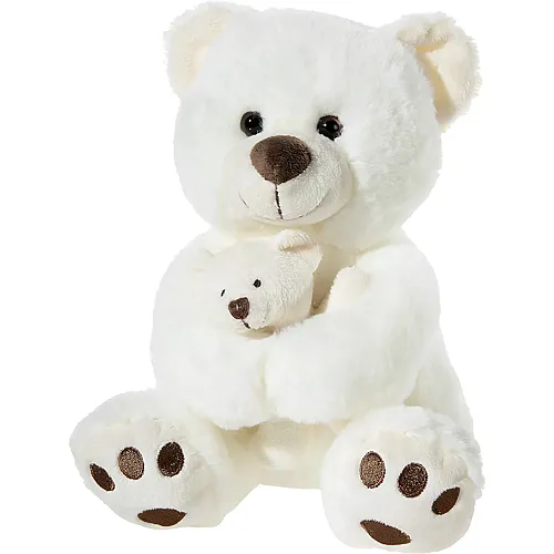 B�r mit Baby Weiss 25cm